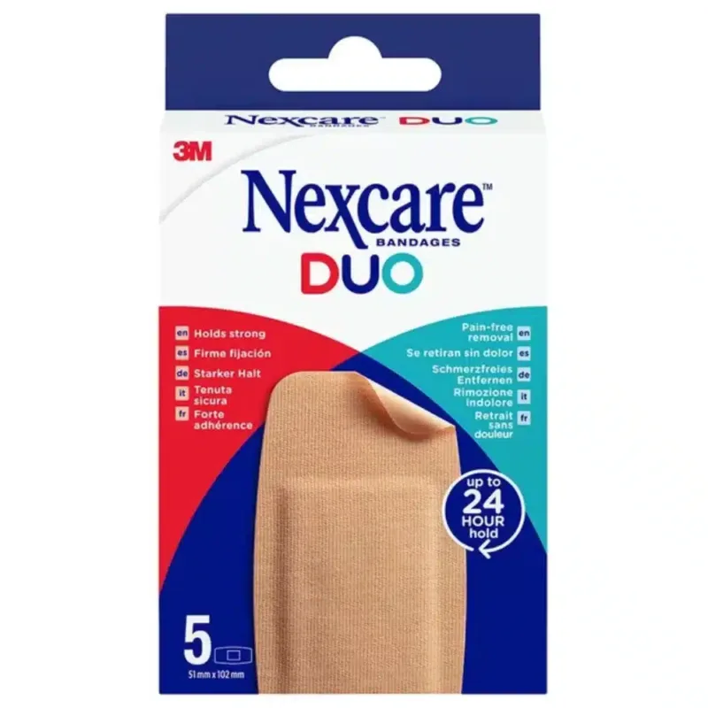 NEX-CARE-MGL-085-DUO-PLASTER-MAXI-5-PCK. FIRST AID