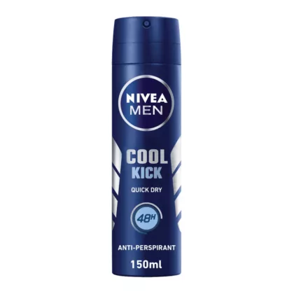 NIVEA-DEODORANT-SPRAY-COOL-KICK-quick dry, anti-perspirant