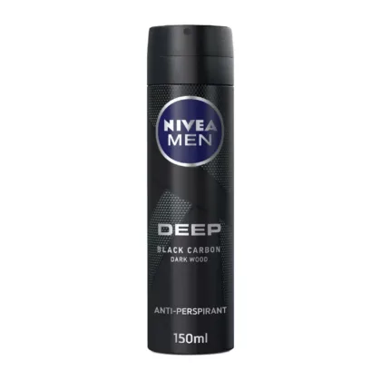 NIVEA-MEN-DEEP-BC-DARK-WOOD-DEO-SPRAY-anti-perspirant, skincare