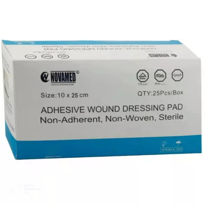 NOVAMED-SELF-ADHESIVE-10-25-CM. FIRST AID WOUND DRESSING