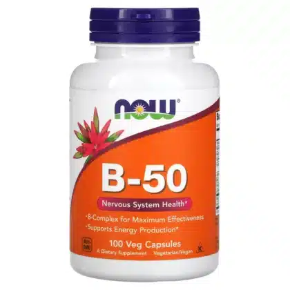 NOW-FOODS-B-50-NERVOUS SYSTEM HEALTH, SUPPORTS ENERGY PRODUCTION