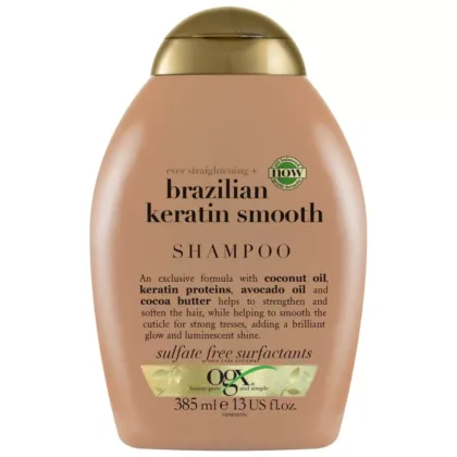 OGX-BRAZILIAN-KERATIN-SMOOTH-SHMPOO, HAIR CARE