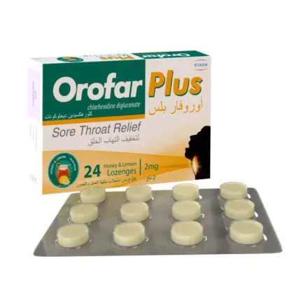 OROFAR-PLUS-LEMON-LOZENGES-24-S. SORE THROAT RELIEF