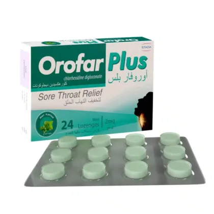 OROFAR-PLUS-MINT-LOZENGES. SORE THROAT RELIEF