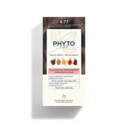 PHYTO-COLOR-INTENSE-CHESTNUT-BROWN-4.77-KIT. hair care, hair pigment