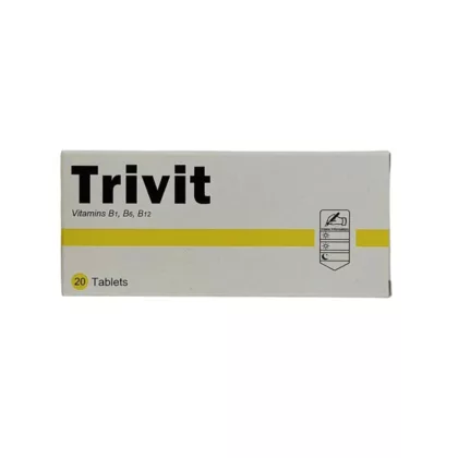TRIVIT-200-MCG-200-MG-100-MG-20-S-TABLETS. vitamin B complex, supplements, vitamins