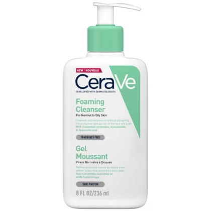 CERAVE-FOAMING-CLEANSER- skin wash, for normal to oily skin
