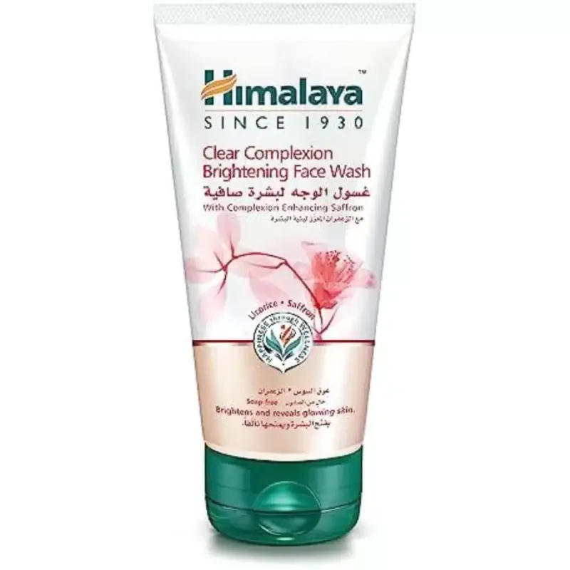 HIMALAYA-CLEAR-COMPLEXION-FACE-WASH-skincare, brightening face wash