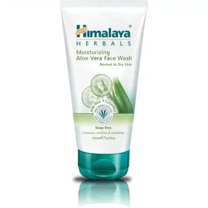 HIMALAYA-MOISTURISING-FACE-WASH-ALOE skincare