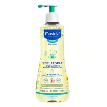 MUSTELA-CLEANSING-OIL-for babies, skincare