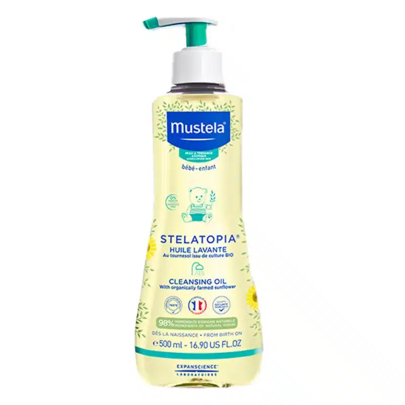 MUSTELA-CLEANSING-OIL-for babies, skincare