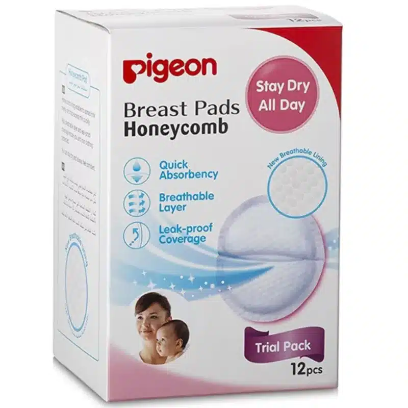 PIGEON-BREAST-PADS honeycomb- stay dry all day
