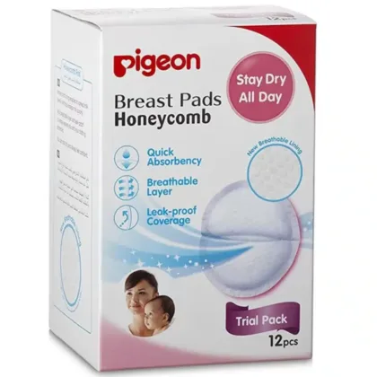 PIGEON-BREAST-PADS honeycomb- stay dry all day