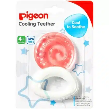 PIGEON-COOLING-TEETHER-CIRCLE, cool to soothe, dental care