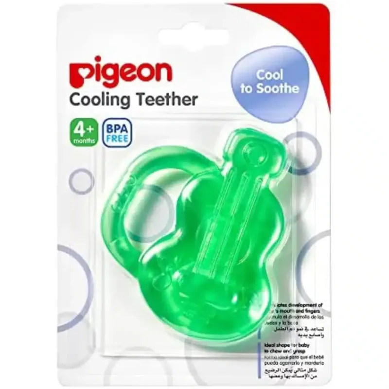 PIGEON-COOLING-TEETHER-GUITAR. dental care, teeth health