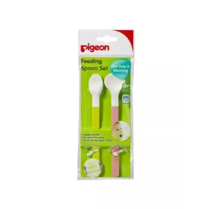 PIGEON-FEEDING-SPOON-SET for babies, first step in weaning