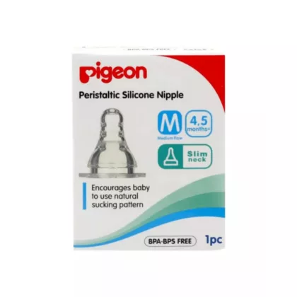 PIGEON-S-TYPE-NIPPLE-(ENG-ARB)- peristaltic for babies feeding