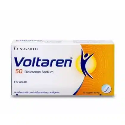 VOLTAREN-50-MG-SUPPOSITORIES-pain killer, anti inflammatory, analgesic, anti rheumatic