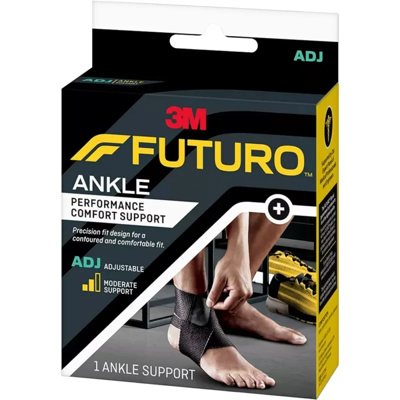 FUTURO-INFINITY-PRECISION-FIT-ANKLE-SUPPORT. performance comfort support,