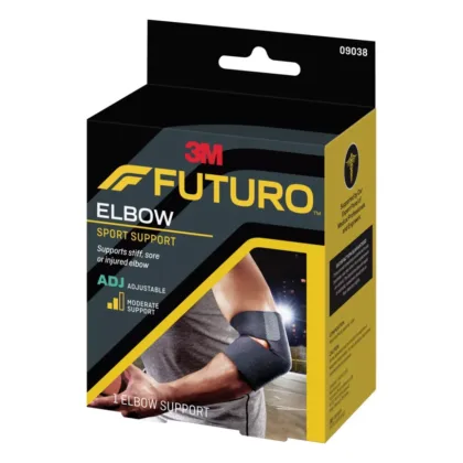 FUTURO-INFINITY-PRECISION-FIT-ELBOW-SUPPORT. supports stiff sore or injured elbow