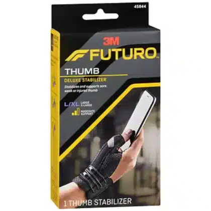 FUTURO L_XL DELUXE THUMB STABILIZER. mobile, sports injury