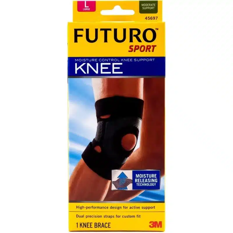 FUTURO-MOISTURE-CONTROL-KNEE-SUPPORT-M. sports injury