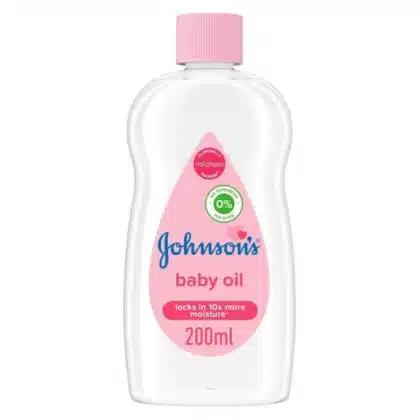 JOHNSON-BABY-OIL-baby skin care, moisturize