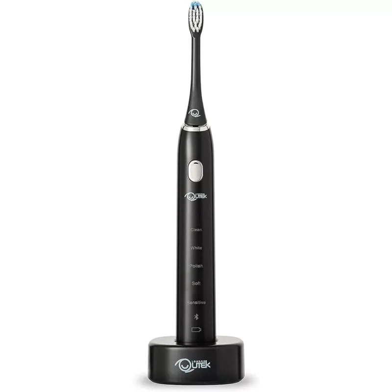 LONDON-QUTEK-DENT-CARE-BLACK-SMART-tooth brush, dental care, moth health