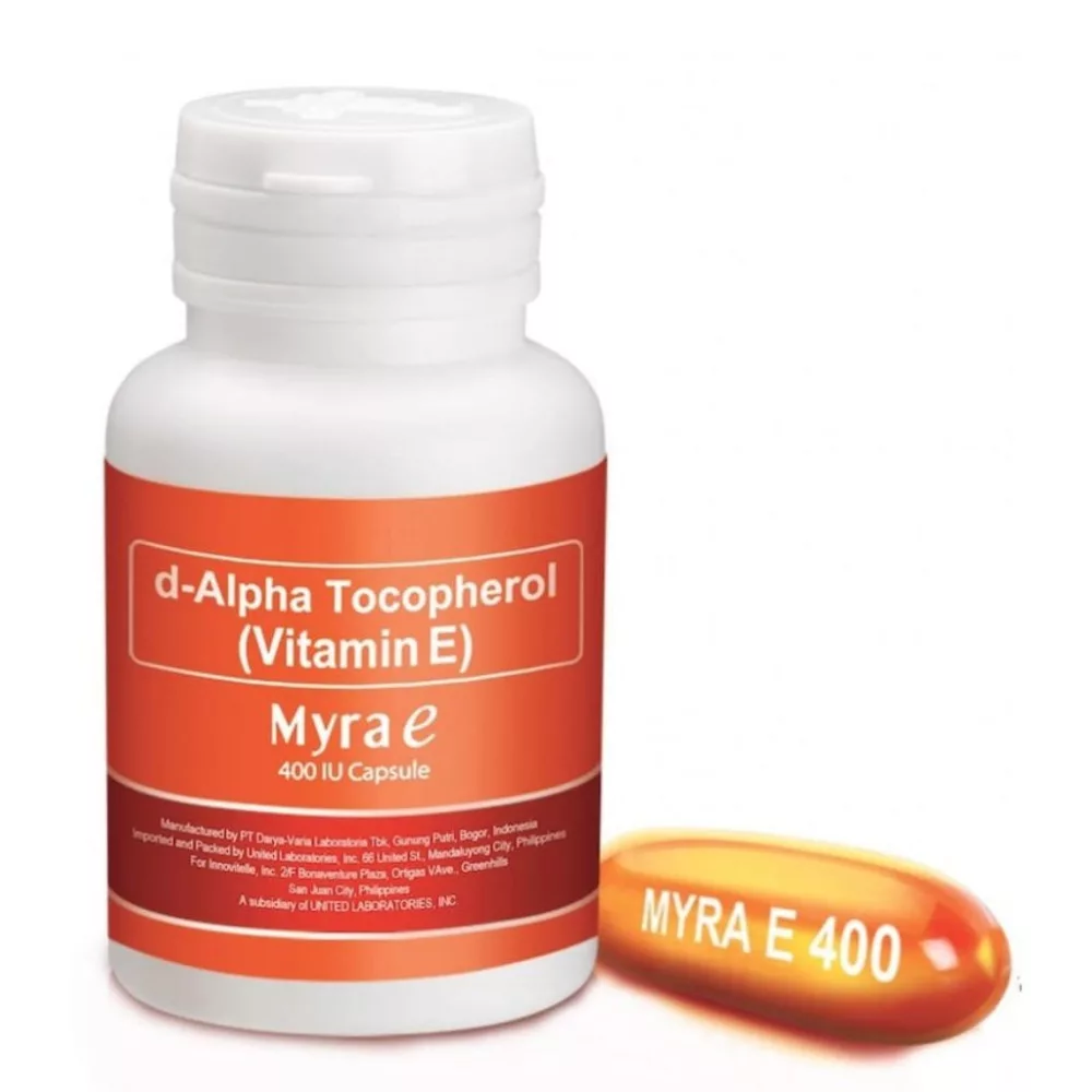 MYRA E 400 IU CAP 30'S vitamin E, supplement