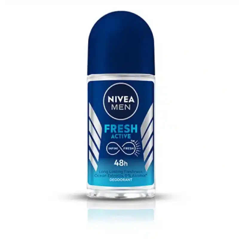 NIVEA-MEN-FRESH-ACTIVE-48 hours, deodorant, long lasting, skincare