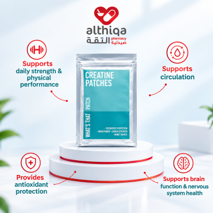 What's That Patch Creatine 30 Patches, 1-Month Supply
