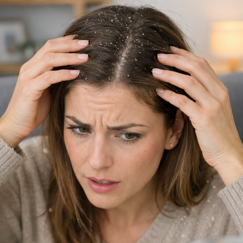 What is the dandruff treatment at home?