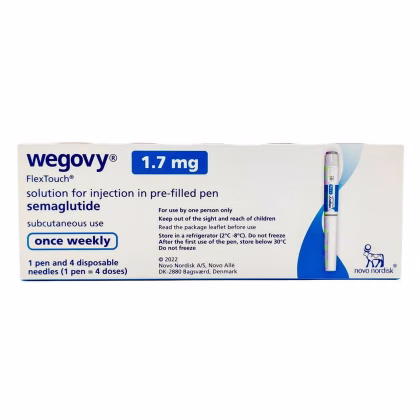 WEGOVY 1.7MG FLEXTOUCH PREFILLED PEN 4S