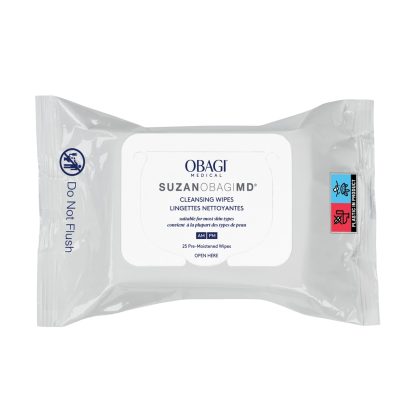 Obagi Cleansing & Makeup Removing Facial Wipes 25 Sheets