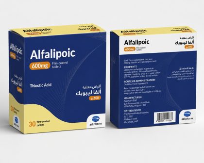 ALFALIPOIC 600mg Capsules 30's – Alpha Lipoic Acid Antioxidant Supplement for Nerve Health & Energy Support