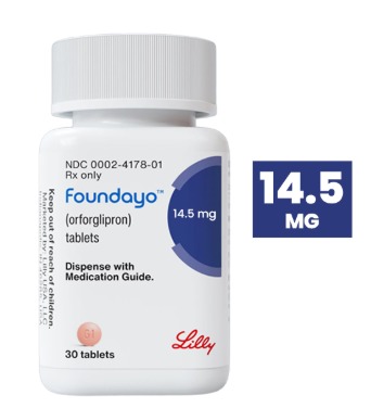 Foundayo 14.5mg GLP-1 Pill - 30 Tablets