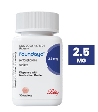 Foundayo 2.5mg GLP-1 Pill - 30 Tablets