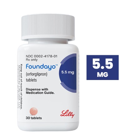 Foundayo 5.5mg GLP-1 Pill - 30 Tablets